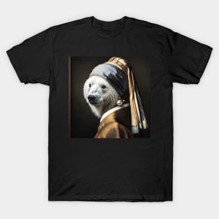 Pearl Earring Polar Bear Tee - Celebrate Polar Bear Day T-Shirt